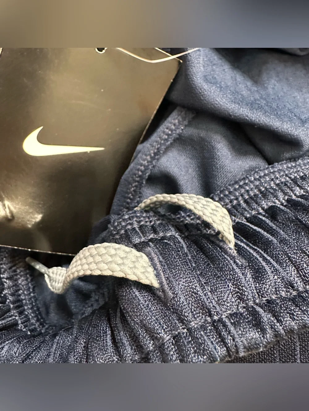 Nike Athletic Basketball Shorts Bundle, Navy/White & Black/Red Youth Medium